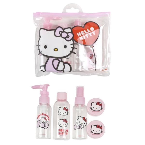 Hello Kitty rosa resehygienkit