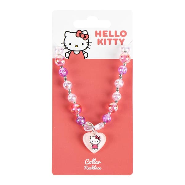Hello Kitty halsband med pärlor