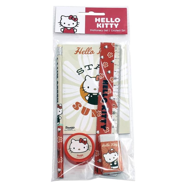 Hello Kitty Stay Sunny skrivset 5 delar