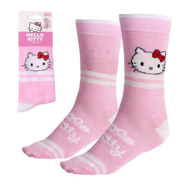 Hello Kitty Pink Long Socks for Adults 36/43