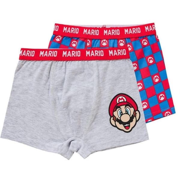 Super Mario barnboxershorts 2-pack 6 år