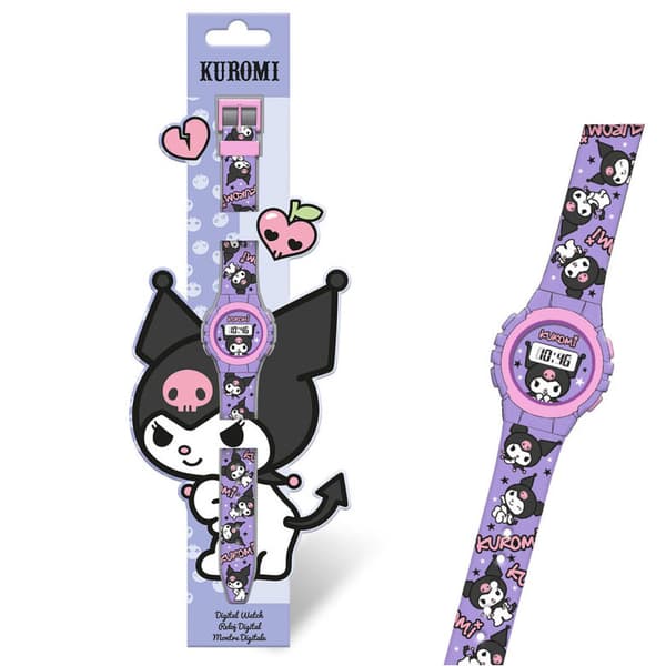 Hello Kitty Kuromi digital klocka