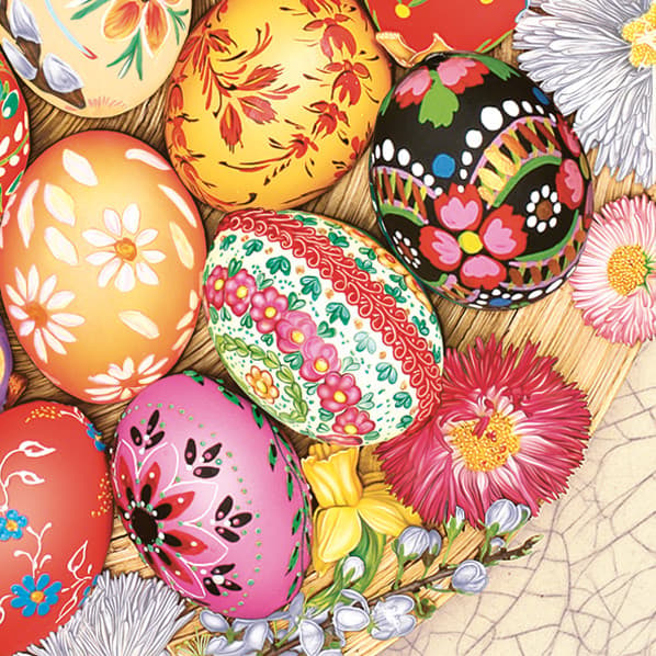 Easter servetter 20-pack 33x33 cm