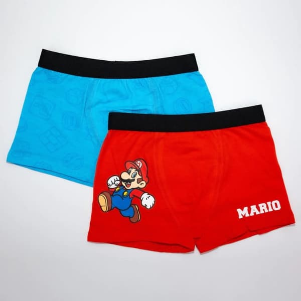 Super Mario barnboxershorts 2-pack 10 år