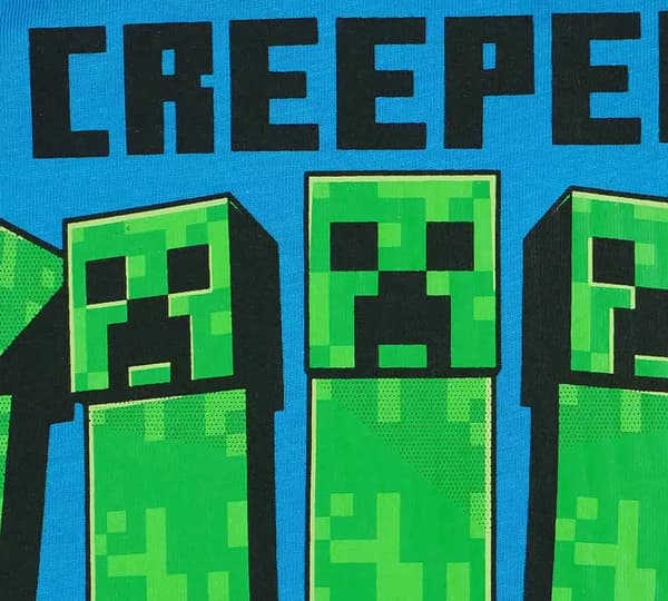 Minecraft kort pyjamas för barn