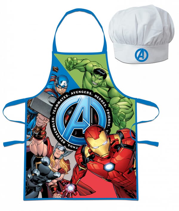 Avengers Teammates barnförkläde 2-delars set