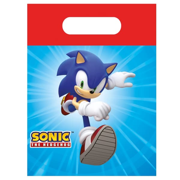 Sonic the Hedgehog Paper Gift Bags, 4-Pack
