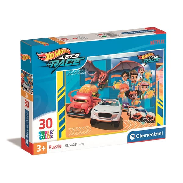 Hot Wheels Race 30-bitars pussel Clementoni
