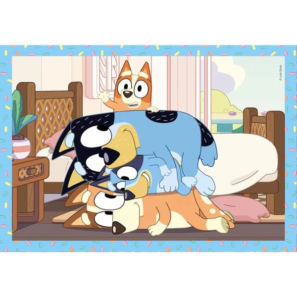 Bluey Play All Day 4-i-1 pussel Clementoni