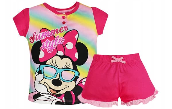 Disney Minnie kort pyjamas för barn i presentförpackning