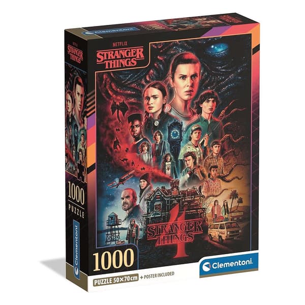 Stranger Things 4 Pussel 1000 Bitar – Clementoni
