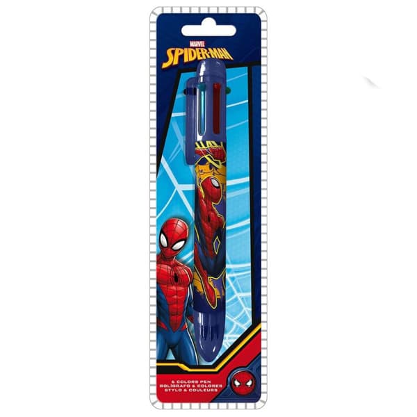Spindelmannen Web-Slinger 6-färgs penna