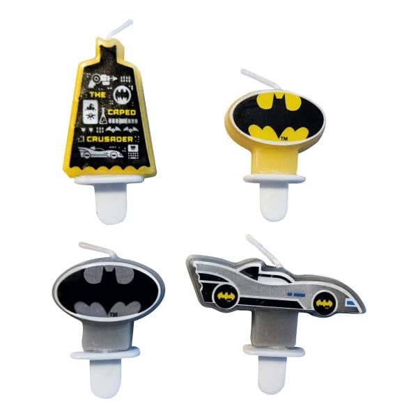 Batman tårtljus set, 4 delar