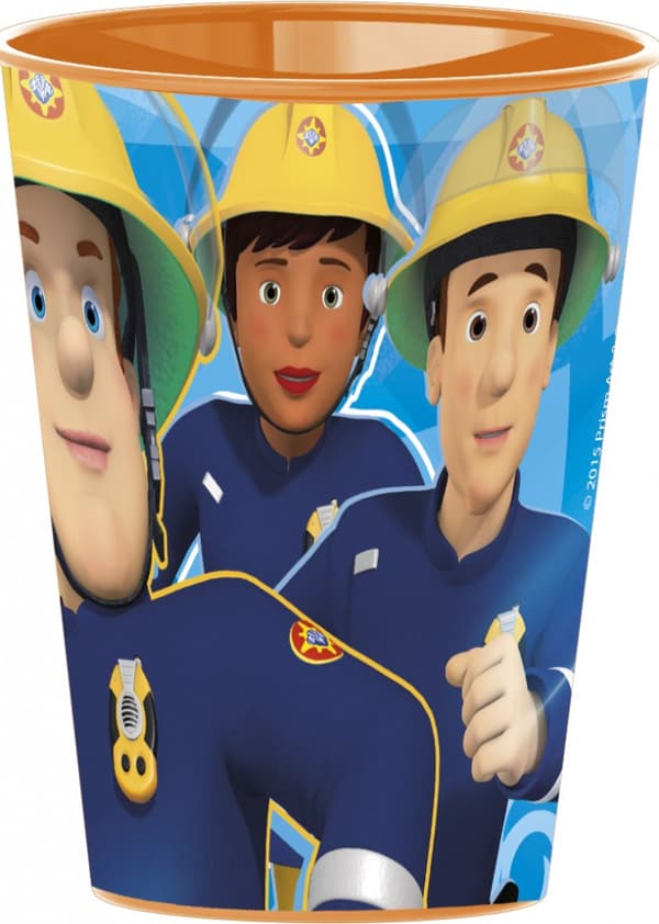 Fireman Sam mugg, plast 260 ml
