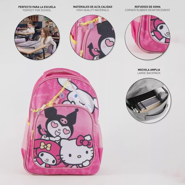 Hello Kitty Kawaii Cuties skolväska, 42 cm