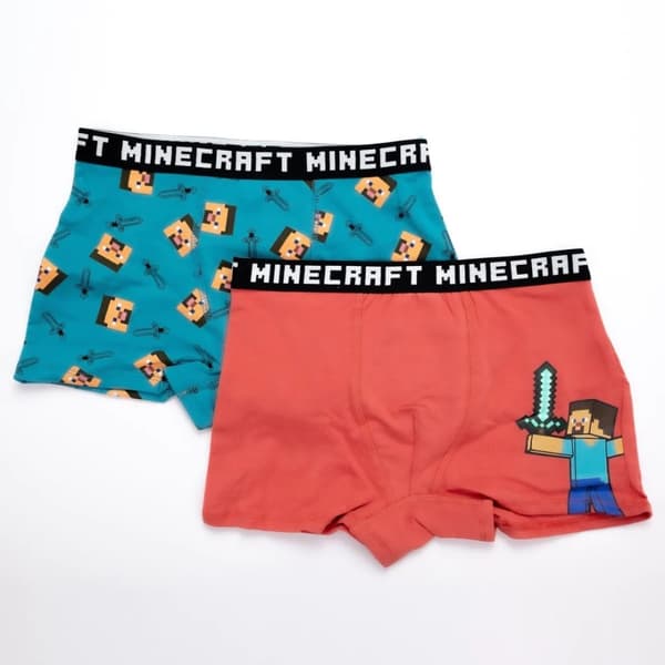 Minecraft barnboxershorts 2-pack 10 år