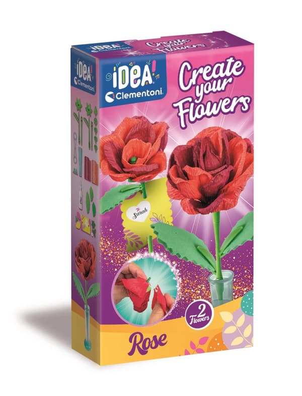 Flower Rose Clementoni pysselset 2 delar