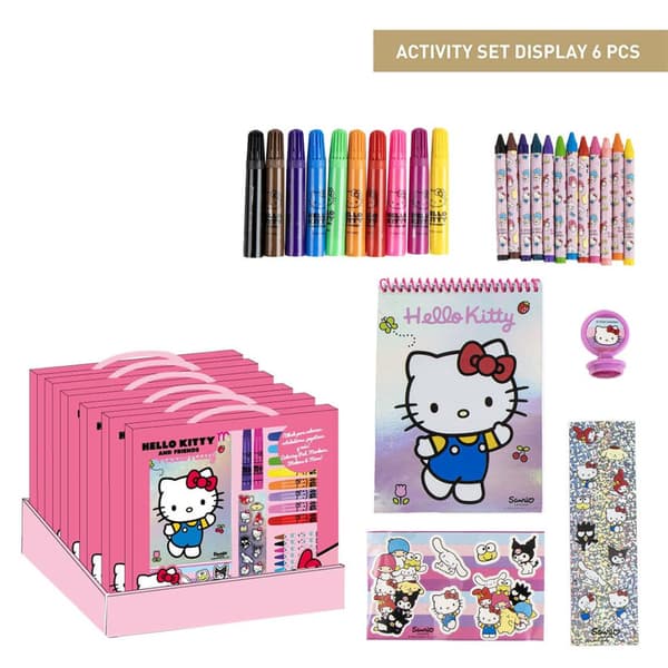 Hello Kitty Friends skrivset 30x30 cm