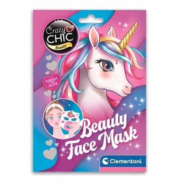 Crazy Chic Enhörning Clementoni ansiktsmask