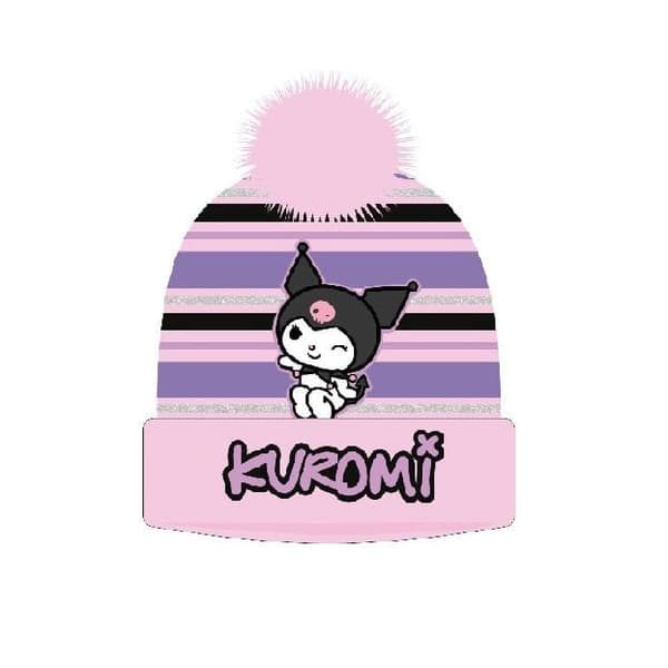 Hello Kitty Kuromi rosa barnmössa