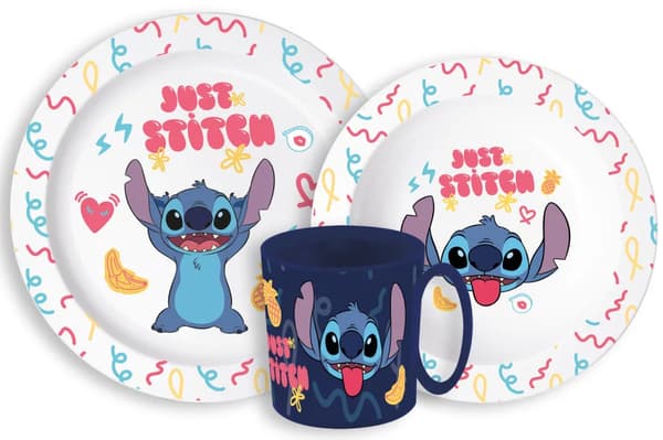 Måltidsset Lilo och Stitch med 350 ml mugg