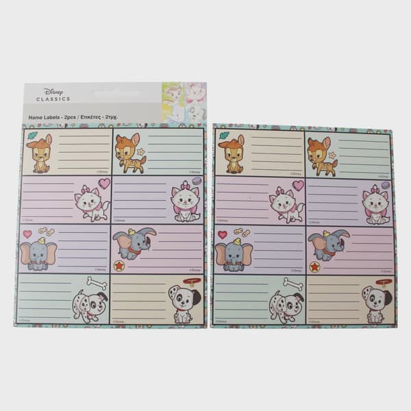 Disney Classics anteckningsetiketter 16 st
