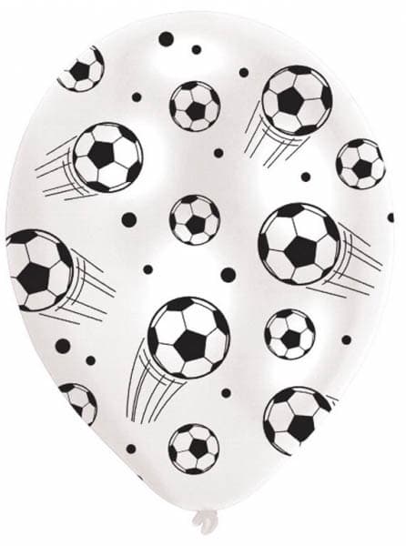 Fotbollsballong 6 st 27,5 cm