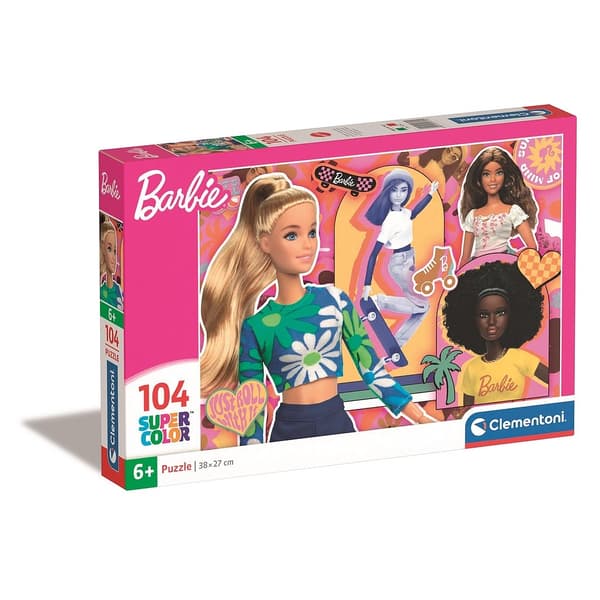 Barbie Skateboard 104-bitars pussel Clementoni