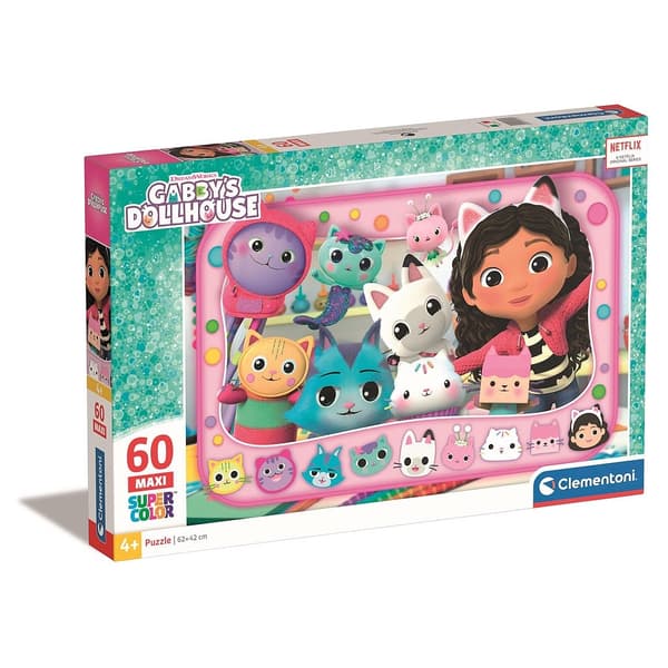 Gabby's Dollhouse 60-bitars maxi-pussel Clementoni