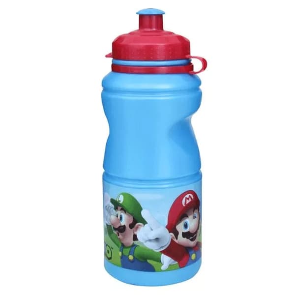 Super Mario Vattenflaska för barn 380 ml blå
