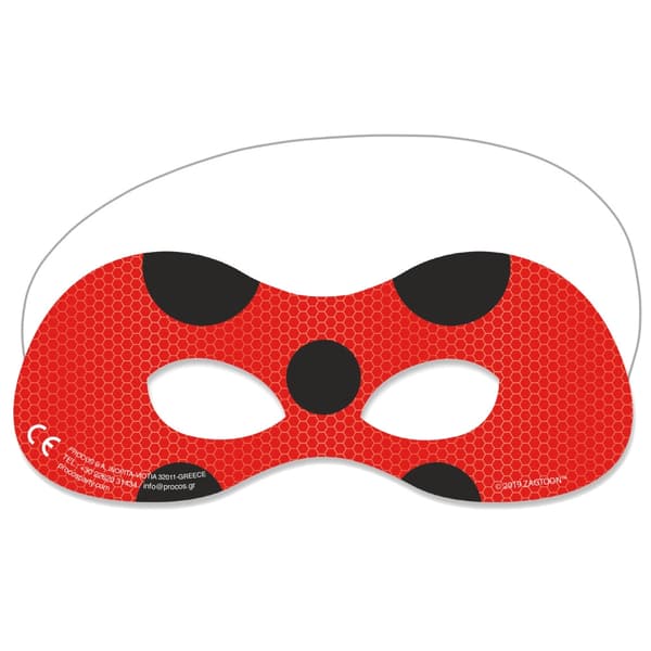 Miraculous Ladybug hjältemask, 6 stycken