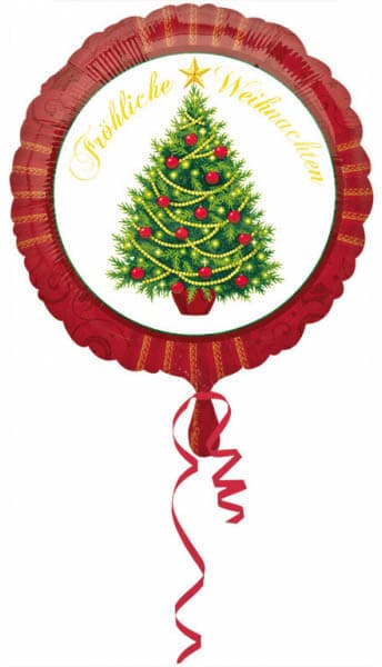 Julfolieballong 43 cm