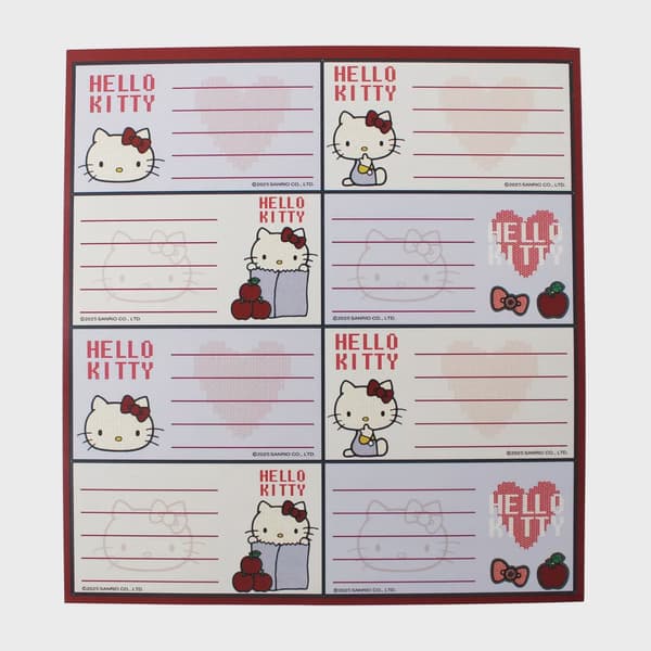 Hello Kitty labels for notebook 16 pcs