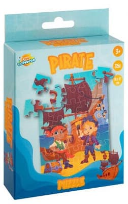 Piratskatt mini-pussel 35 bitar