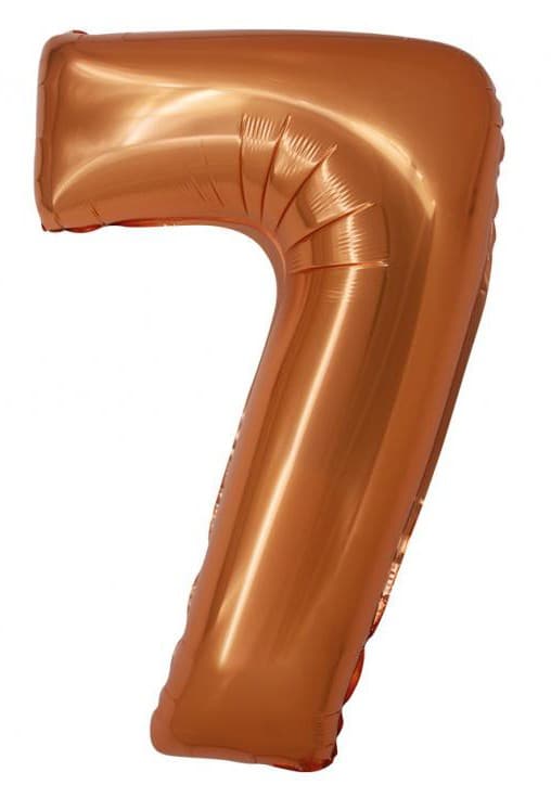 Sifferballong koppar nummer 7, 76 cm