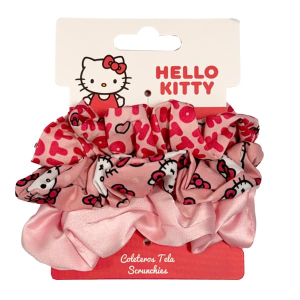 Hello Kitty hårsnoddar set om 3