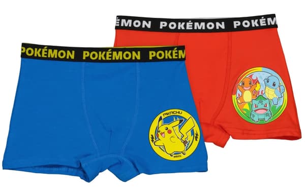 Pokémon barnboxershorts 2-pack 10 år