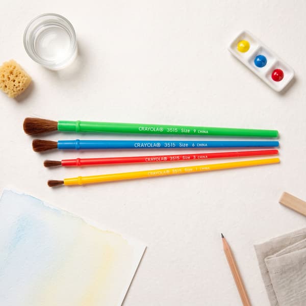Crayola malerpensler til børn, 4 størrelser