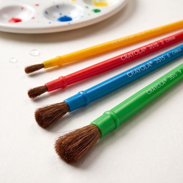 Crayola malerpensler til børn, 4 størrelser