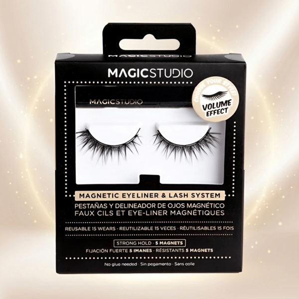 MAGIC STUDIO MAGNETIC Volume effect Magnetiske øjenvipper + eyeliner