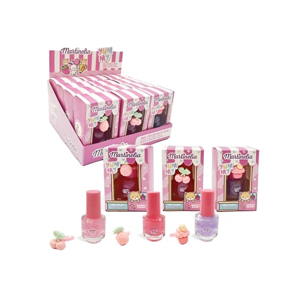 Barnnagellack + Ring Set Yummy Martinelia 5Ml