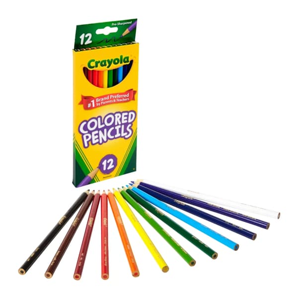 Crayola Farveblyanter til børn, 12 farver