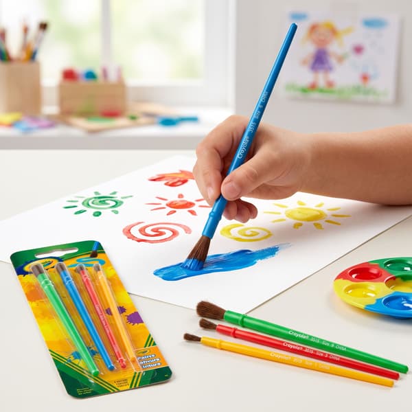Crayola malerpensler til børn, 4 størrelser