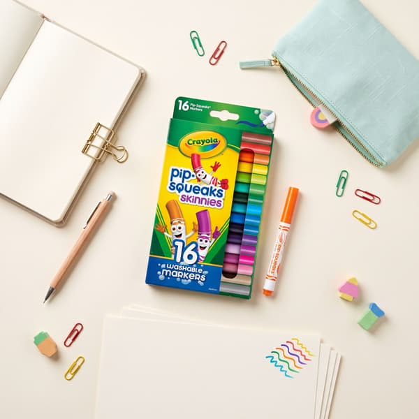 Crayola Pip-Squeaks vaskbare tuscher, 16 stk.