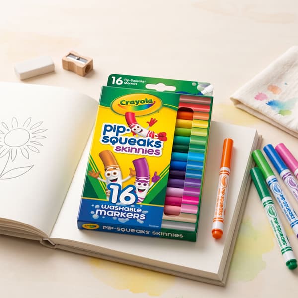 Crayola Pip-Squeaks vaskbare tuscher, 16 stk.