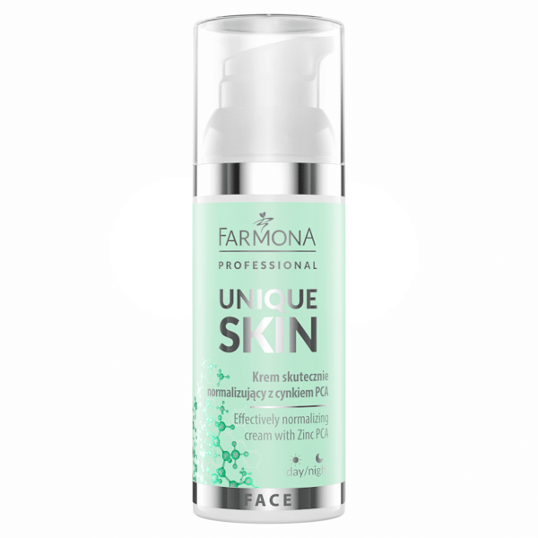 Effektivt Normaliserande Ansiktskräm Med Zink Pca Unique Farmona 50 Ml