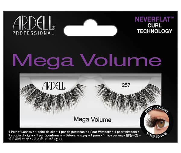 Ardell Mega Volume 257 kunstige øjenvipper – 3D-effekt og fylde
