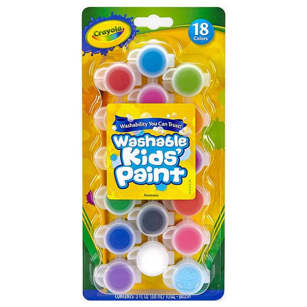Vaskbar maling 18 farver Crayola