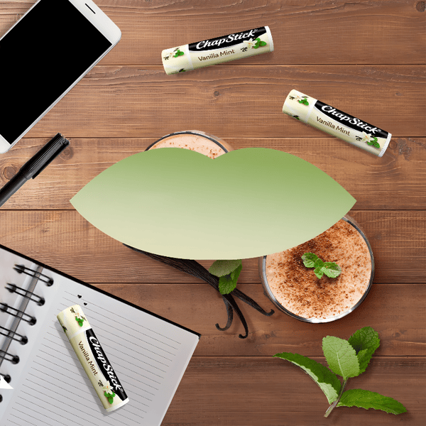 Återfuktande Vanilla Mint Lip Balm Chapstick 1 Bit
