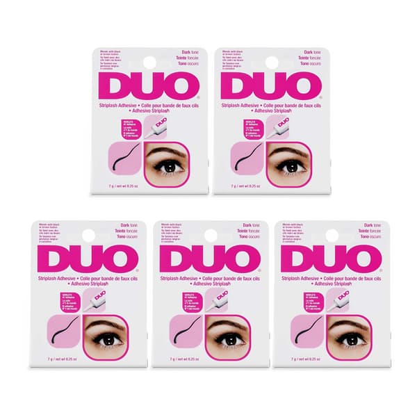 Duo Striplash Adhesive Dark Tone Mörkt Franslim 7 G 5-Pack